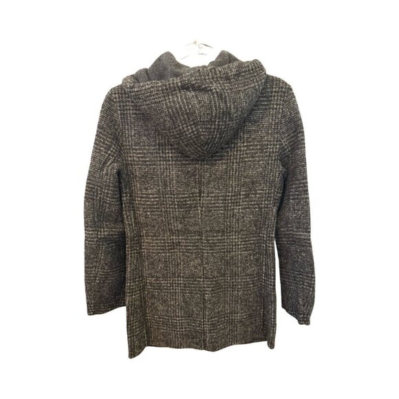 NWT Thakoon Womens Coat Hooded Wool Blend Charcoal Size XS - Picture 6 of 11